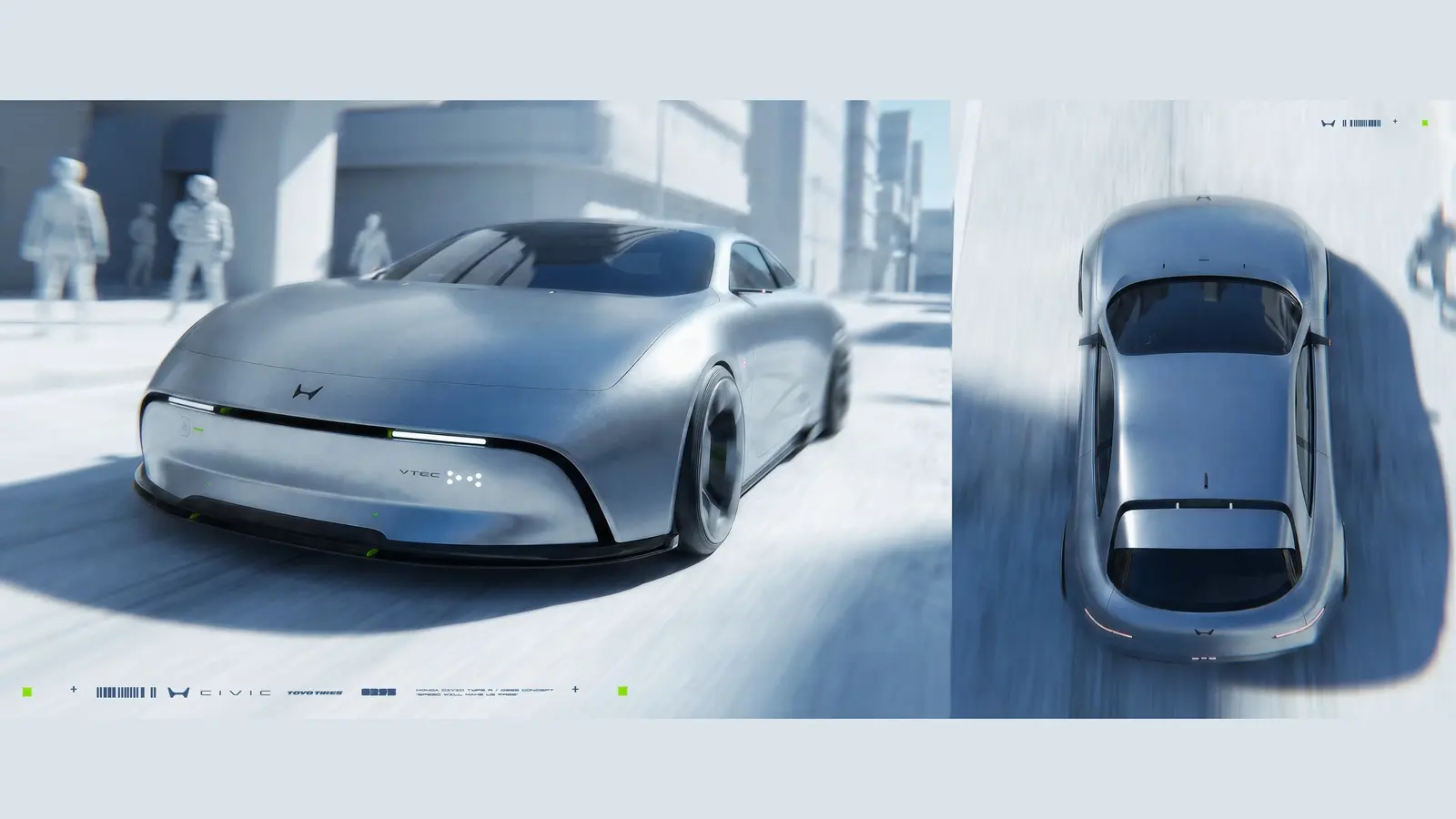Neoficiální CGI: Honda Civic hatchback s 90.letým stylem