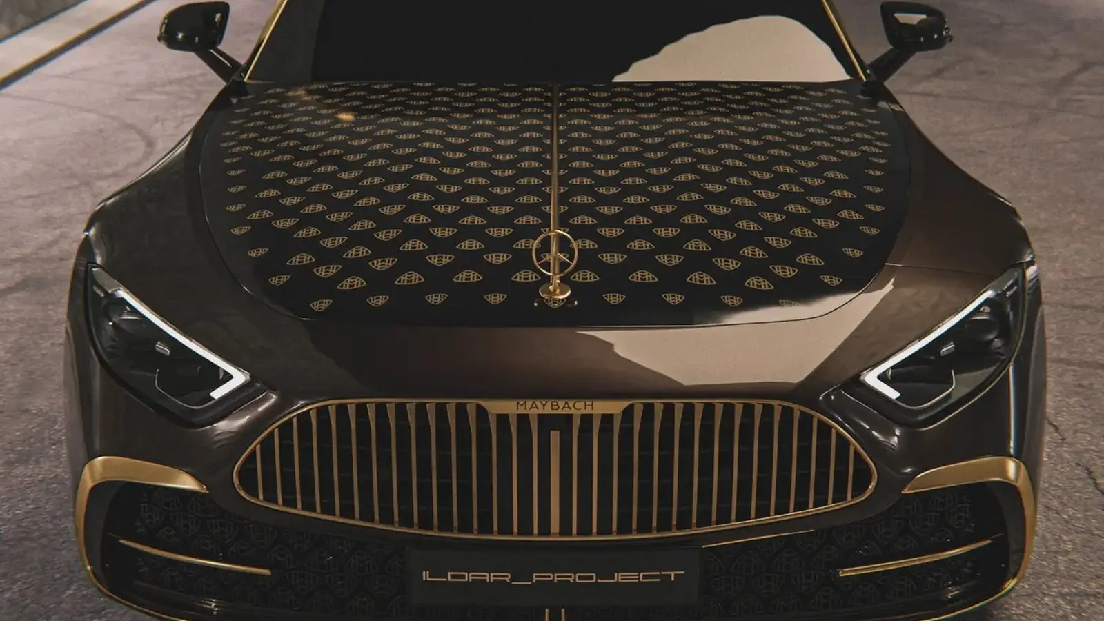 Mercedes-Maybach SL 680 Zlatá edice: CGI vizualizace