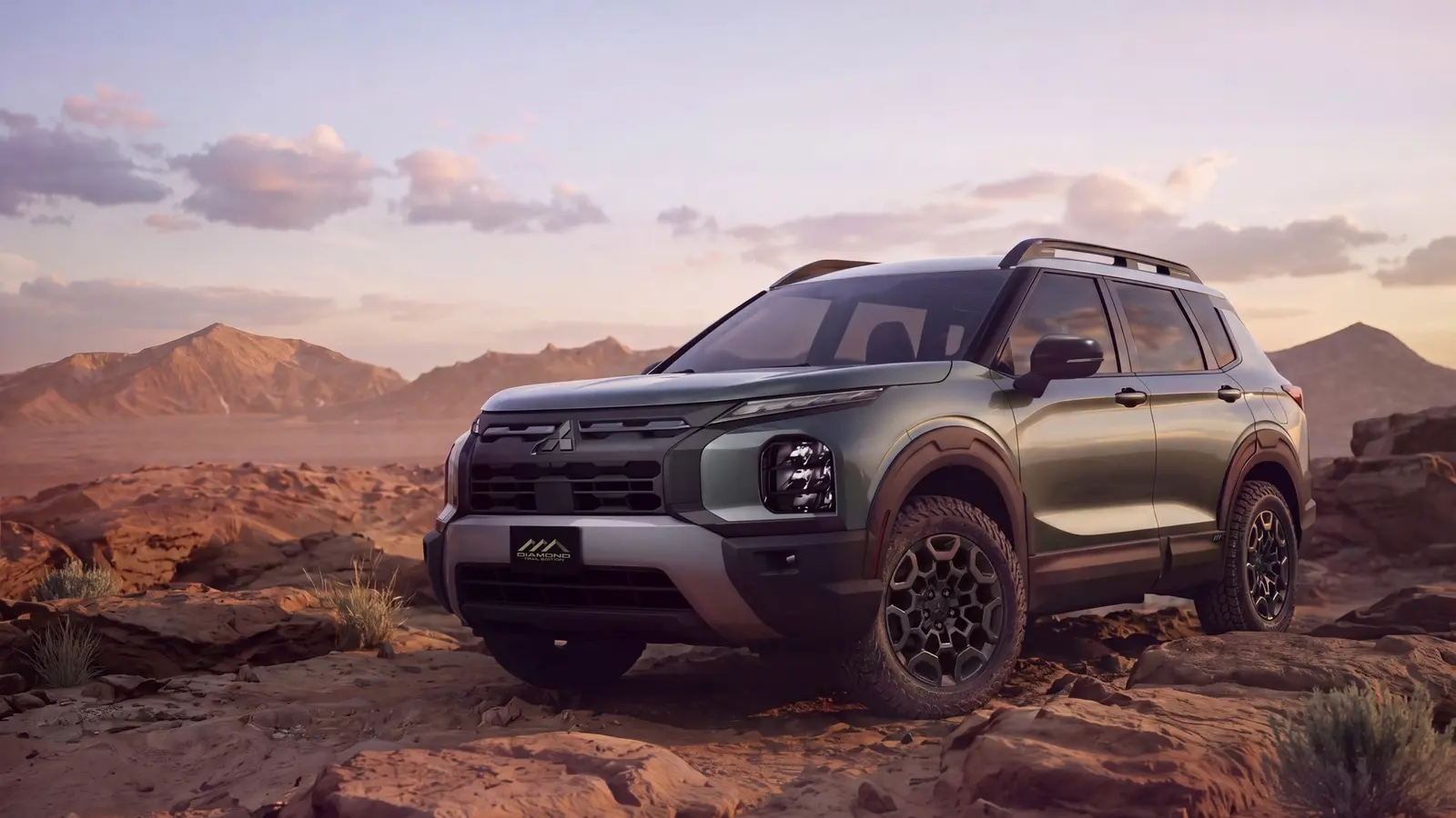 Mitsubishi představí 2028 Outlander Edice Diamond Trail