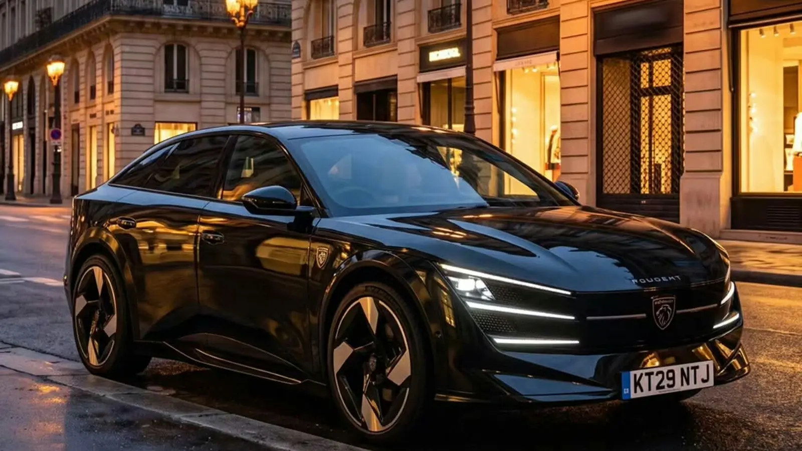 Peugeot 308 čtvrté generace ve virtuálním fastbacku