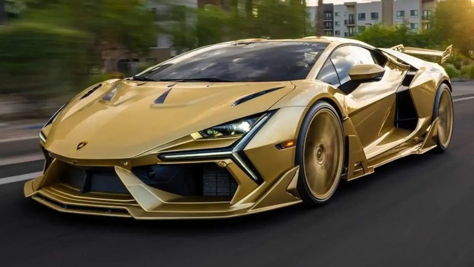 2025 Lamborghini Revuelto v Oro Elios s karbonovým paketem