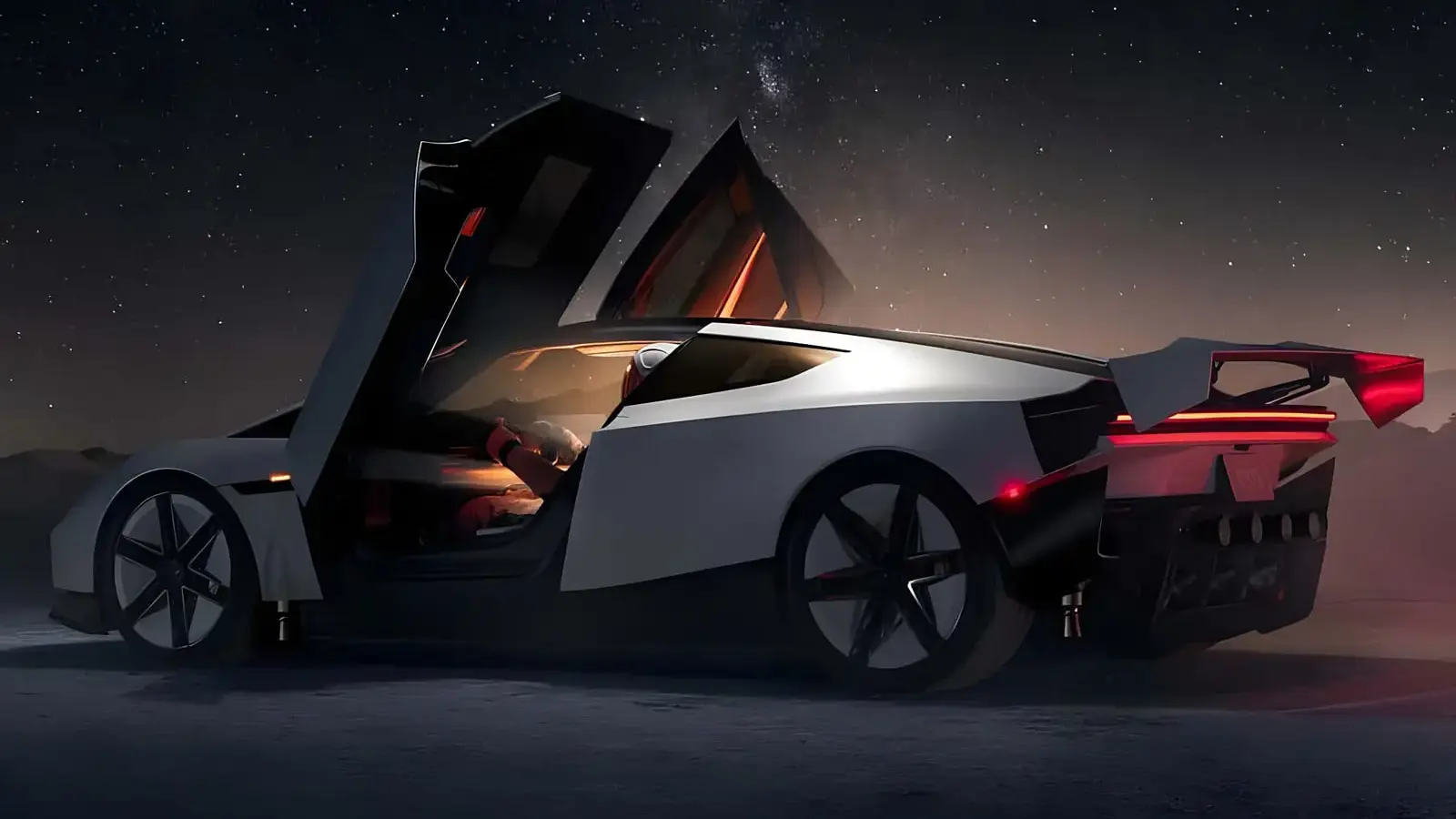 Tesla Roadster 2028: sací aerodynamika a 2 g přítlaku