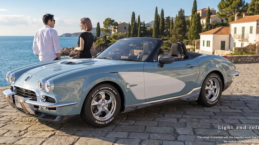 Mitsuoka LA1: retro roadster inspirovaný Corvette z 50. let